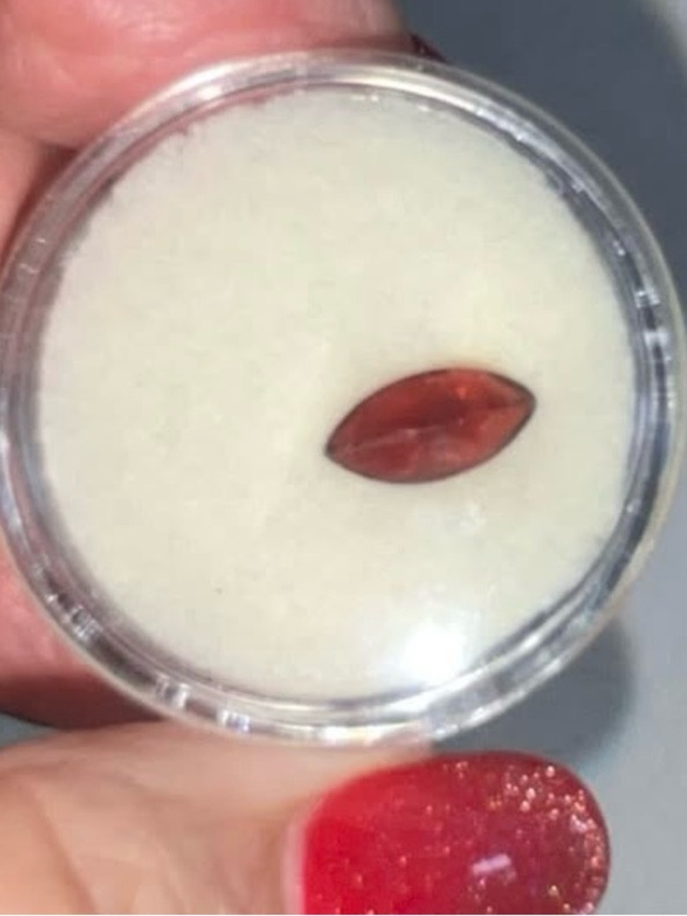 Marquise Cut Ruby Red Gemstone
